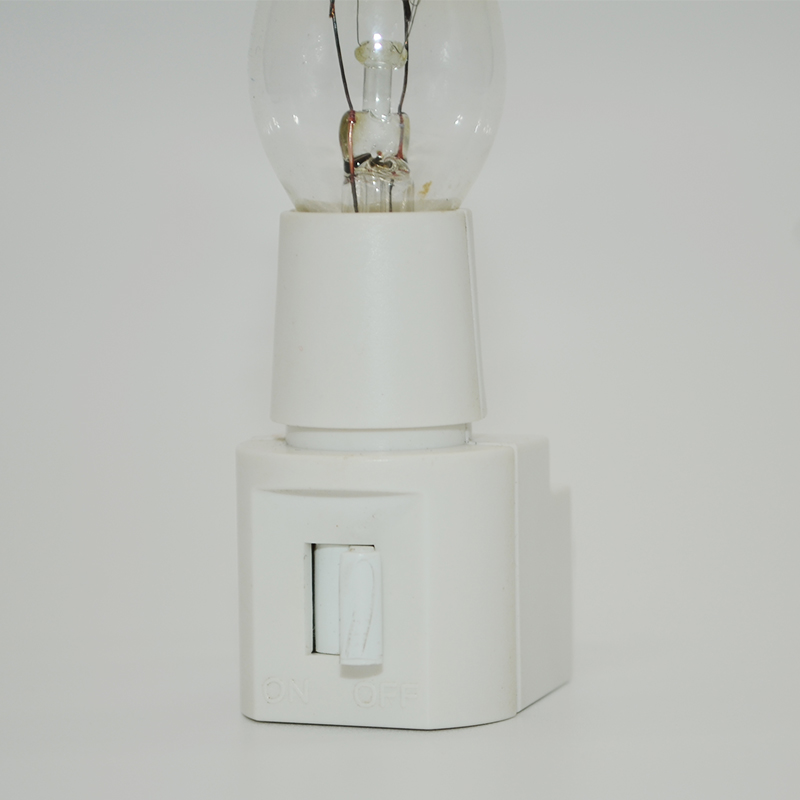 Tungsten Light Bulb Decorative Warm Plug-in LED Night Light with Switch Manual On Off Night light For Children