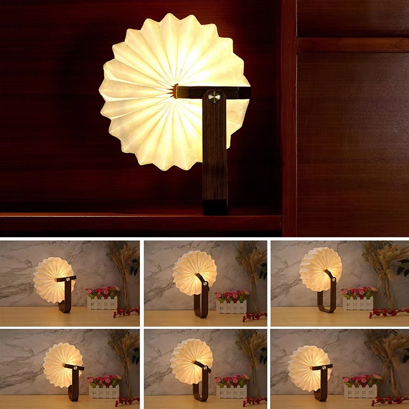 3d Tyvek paper usb rechargeable portable sensor night lamp lantern camping home decor table lamps