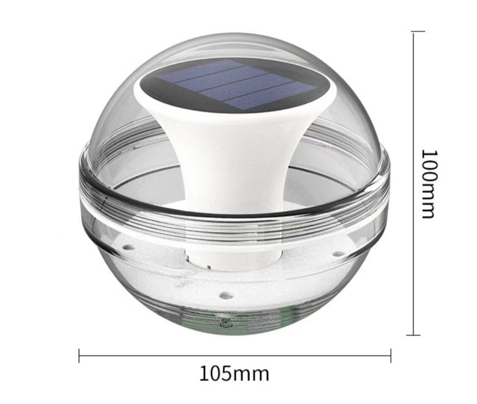 IP68 Underwater Light Led Swimming pool lamp LED rechargeable waterproof  Surface Mounted Floating light