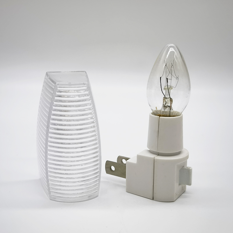 Tungsten Light Bulb Decorative Warm Plug-in LED Night Light with Switch Manual On Off Night light For Children