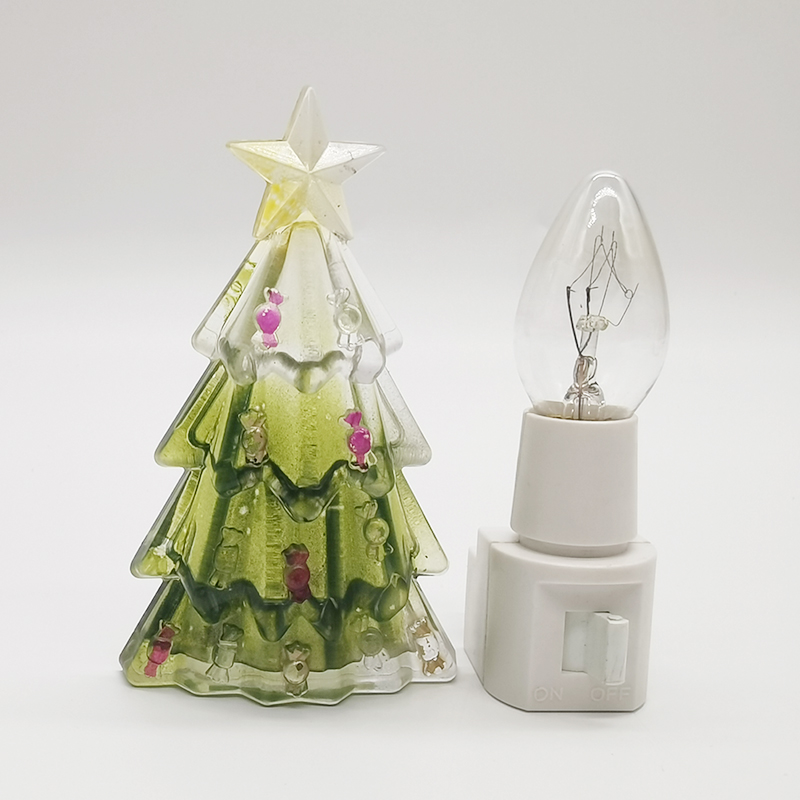 OEM/ODM Plug in LED Christmas Tree Night Light Lamp Bed Nightlight LED Wall Light With Switch Control