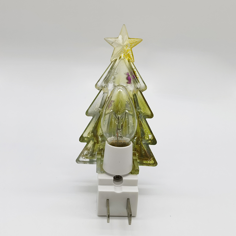 OEM/ODM Plug in LED Christmas Tree Night Light Lamp Bed Nightlight LED Wall Light With Switch Control