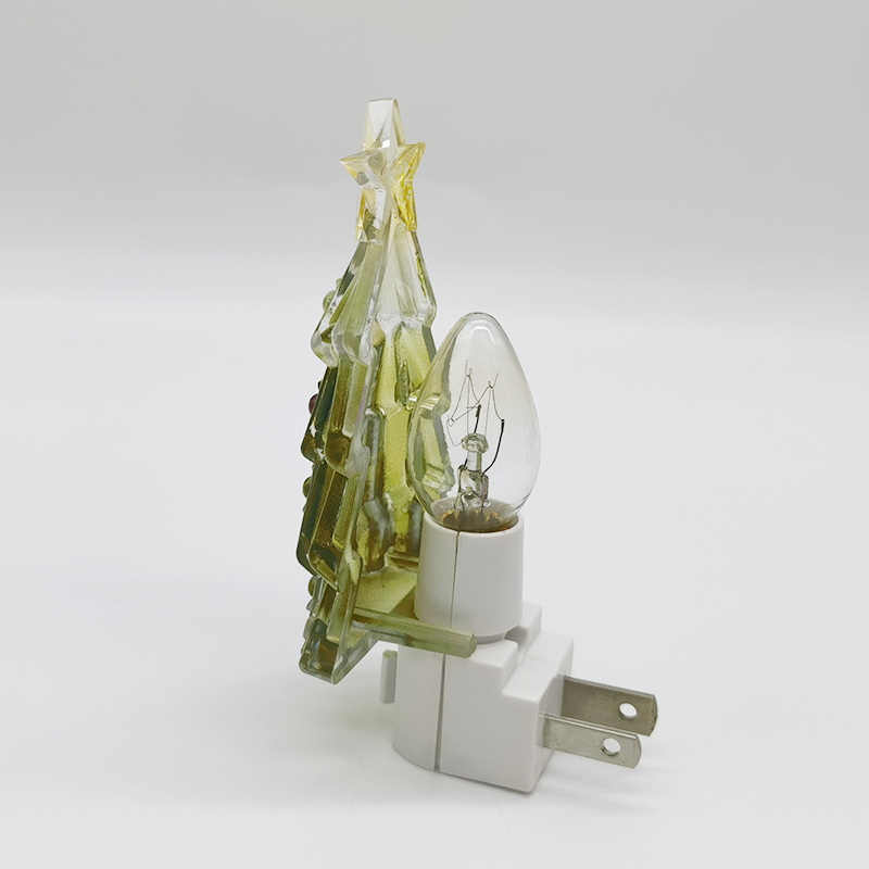 OEM/ODM Plug in LED Christmas Tree Night Light Lamp Bed Nightlight LED Wall Light With Switch Control
