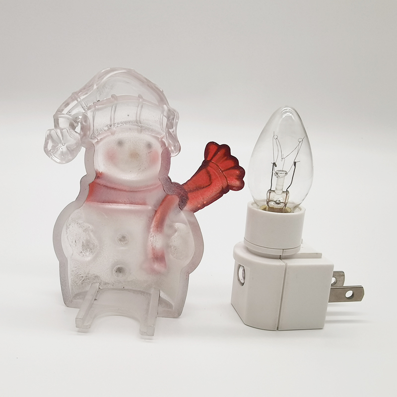 Snowman Nnight Light Led Smart Lighting Lamps Sensor AC 120V 60hz 4-7W Plug In Light Decoration For Home