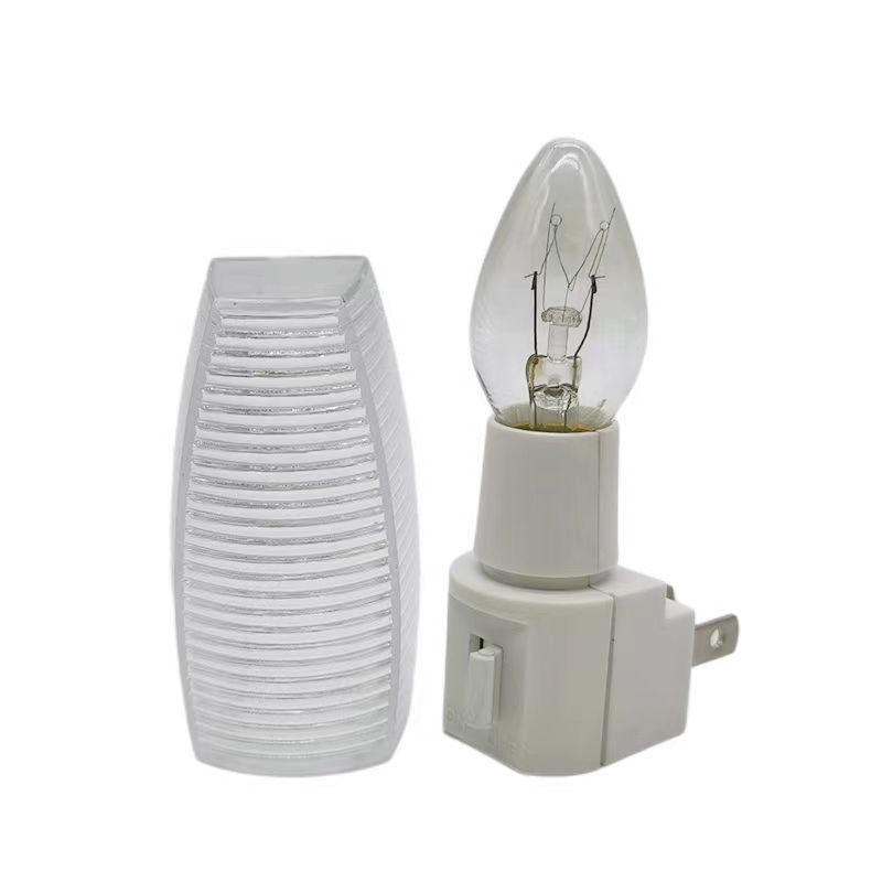 Tungsten Light Bulb Decorative Warm Plug-in LED Night Light with Switch Manual On Off Night light For Children