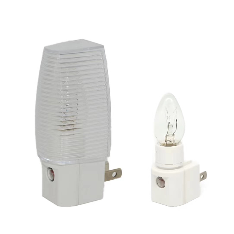 LED Wall Mounting Bedroom Night Lamp Light Plug in Lighting LED Bulb Sensor Automatic Night Light at evening use