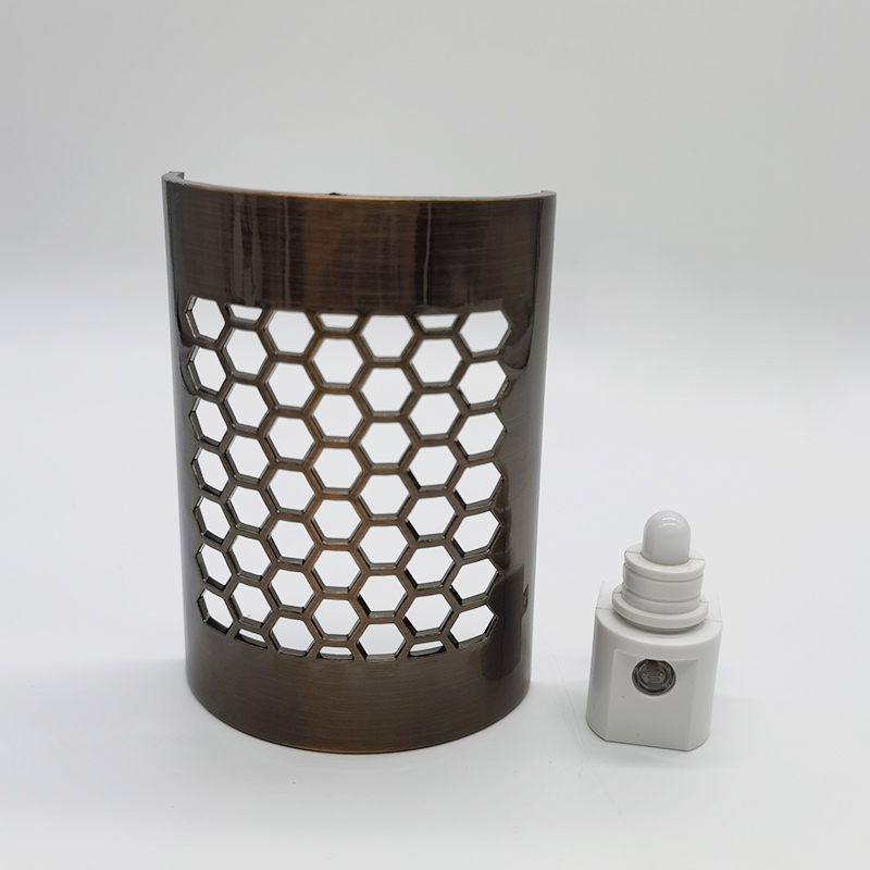 Indoor Room Plug in Night Lamp Baby Toilet Led Night Light With Photo Sensor Custom Plastic Enclosure Night Light