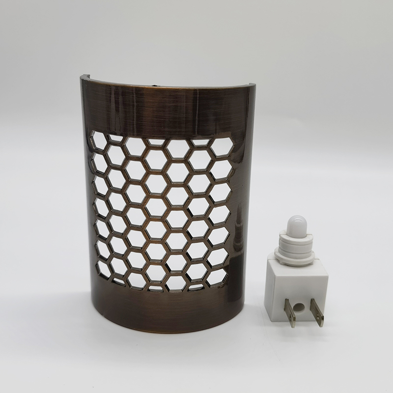 Indoor Room Plug in Night Lamp Baby Toilet Led Night Light With Photo Sensor Custom Plastic Enclosure Night Light