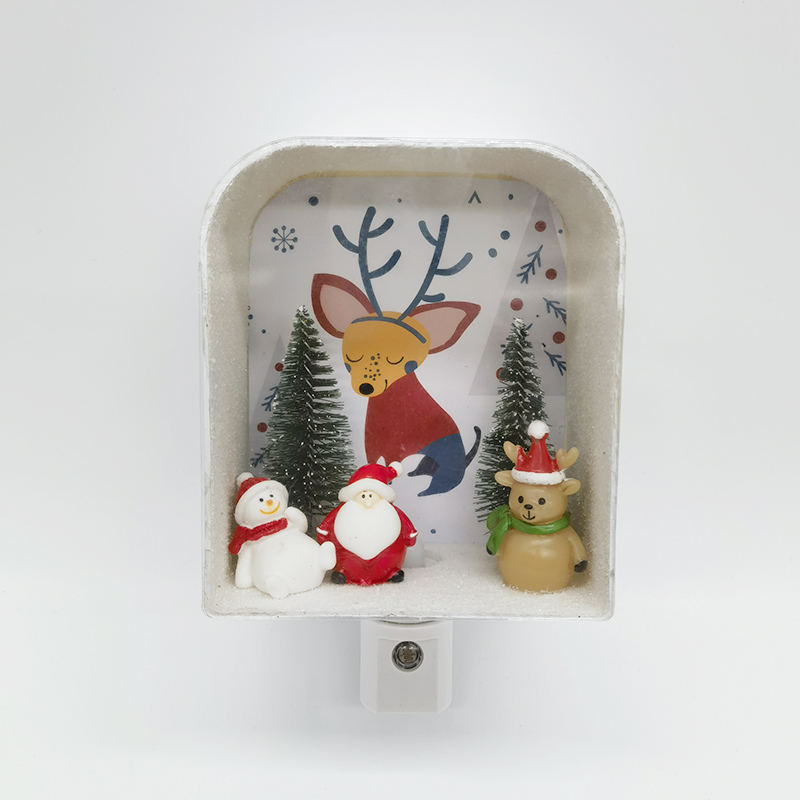 New 120V 60HZ 0.5W Photo Sensor ABS Night Light For Christmas Indoor Decor Customized Theme Night Light