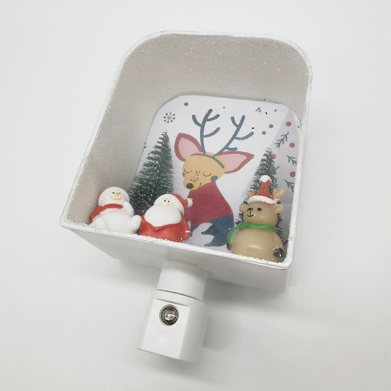 New 120V 60HZ 0.5W Photo Sensor ABS Night Light For Christmas Indoor Decor Customized Theme Night Light